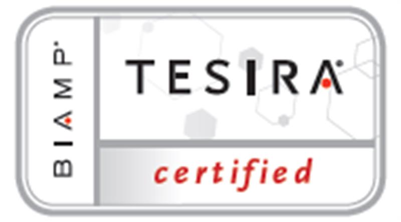 BIAMP Tesira certified Logo
